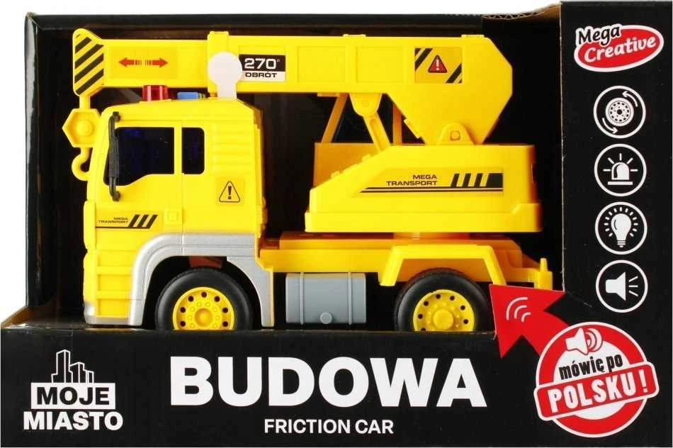Statybinis sunkvežimis Moje Miasto Polska MEGA CREATIVE versija 522134