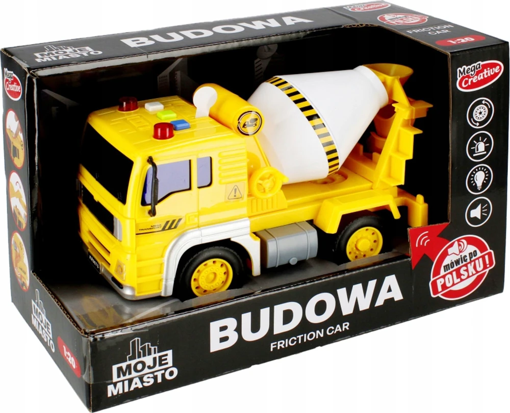 Statybinis sunkvežimis Moje Miasto Polska MEGA CREATIVE versija 522134