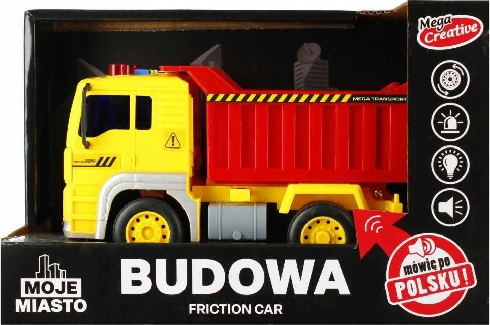 Statybinis sunkvežimis Moje Miasto Polska MEGA CREATIVE versija 522134