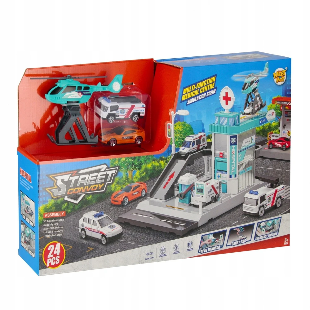 Mega Creative PARKING POGOTOWIE AKC MET 42X25X7 MC WB 18/36