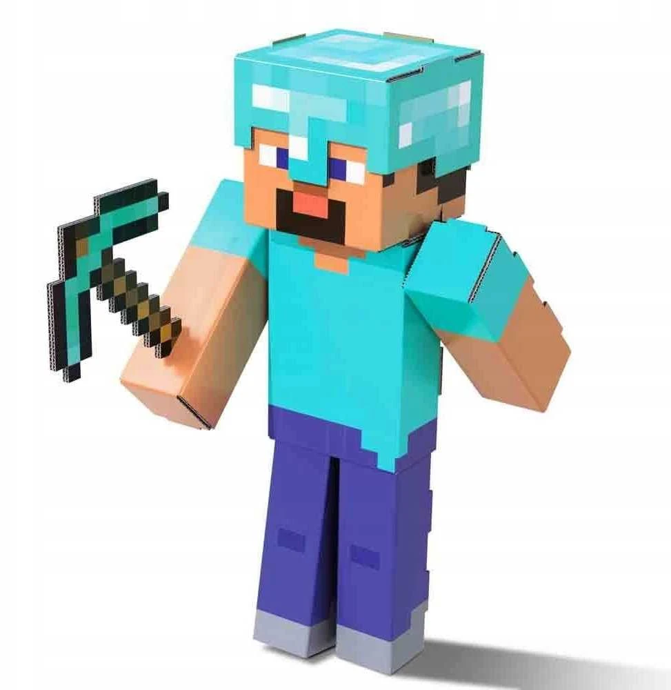 Mega Creative BLADEZ MINECRAFT zbuduj figurkę Steve_a MC85803