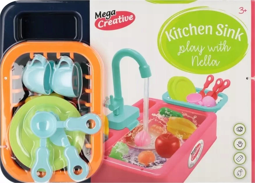 Mega Creative KITCHEN KRAUTUVIŲ RINKINYS BE AKC 35X25X10 NELLA MC Žaidimas 24