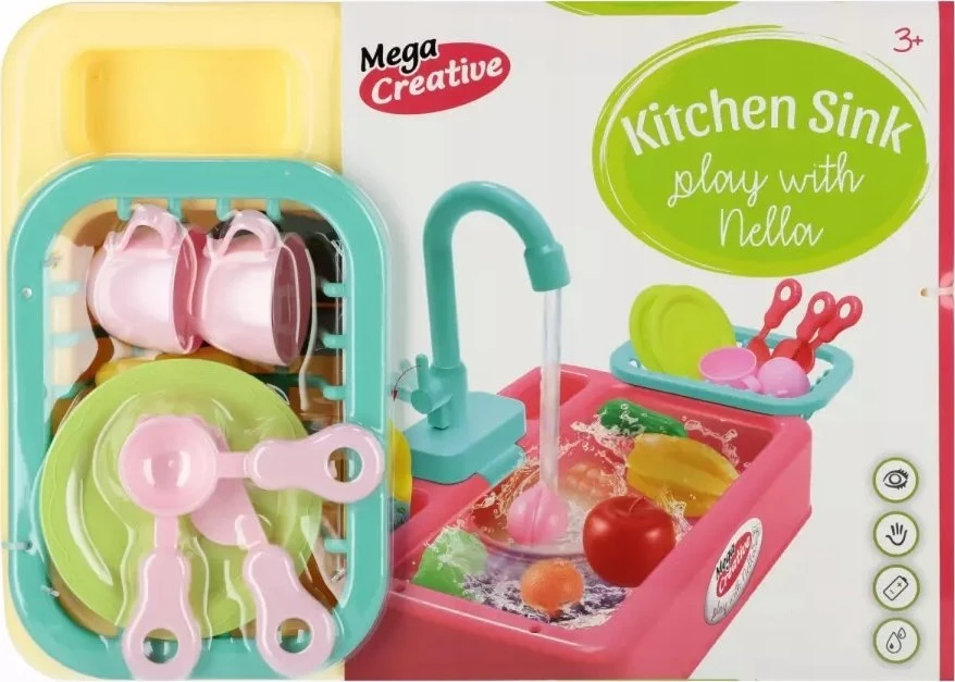 Mega Creative KITCHEN SNK B/O AKC 35X25X10 NELLA MC ZOL 24