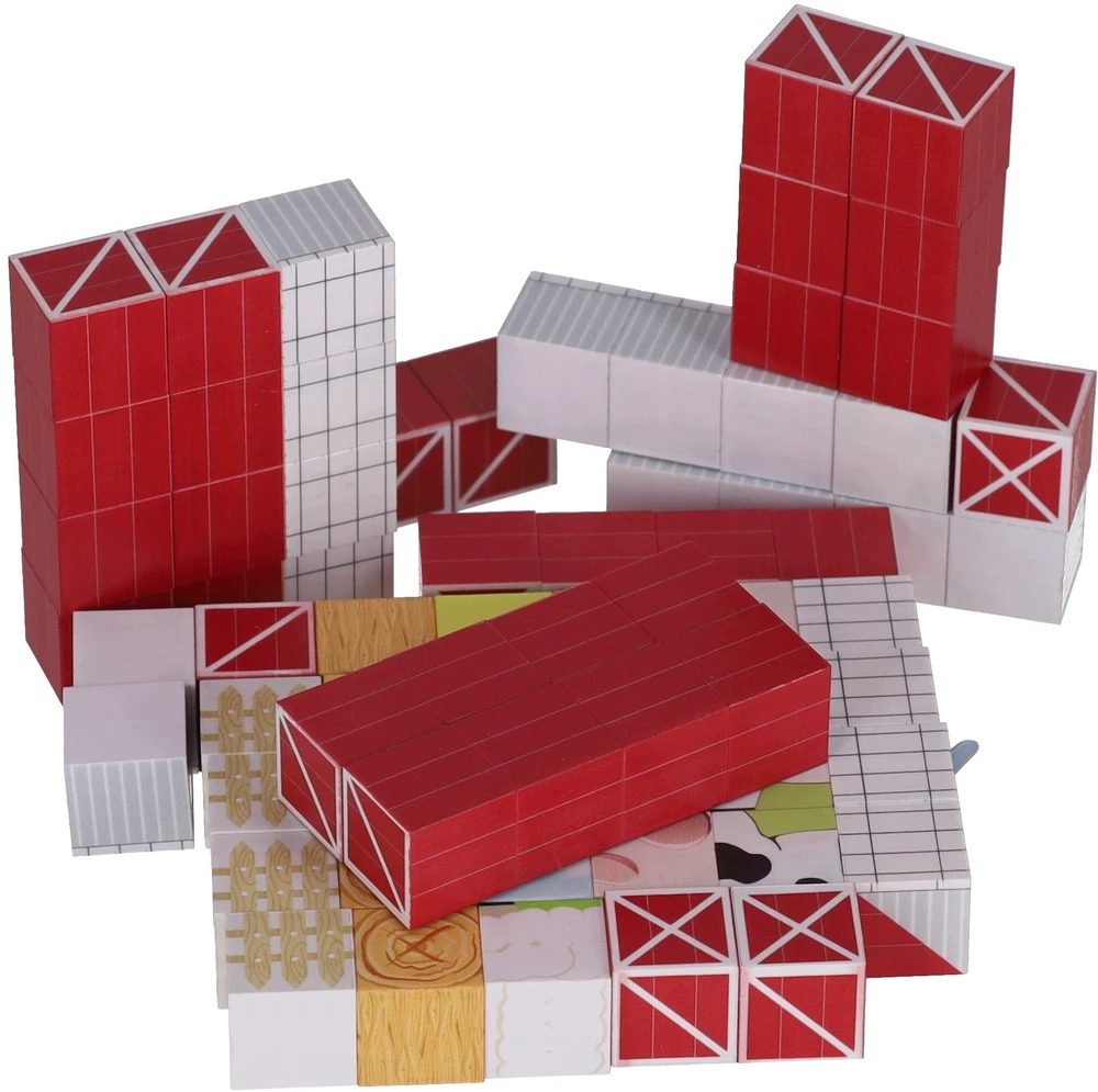 Mega Creative Magnetiniai konstruktoriaus kaladėliai Farma 72EL 18X14X5 MC PUD 30 (JM902)