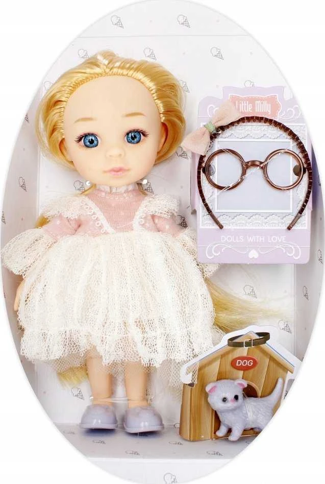 Lėlė 15cm su priedais MEGA CREATIVE 523993