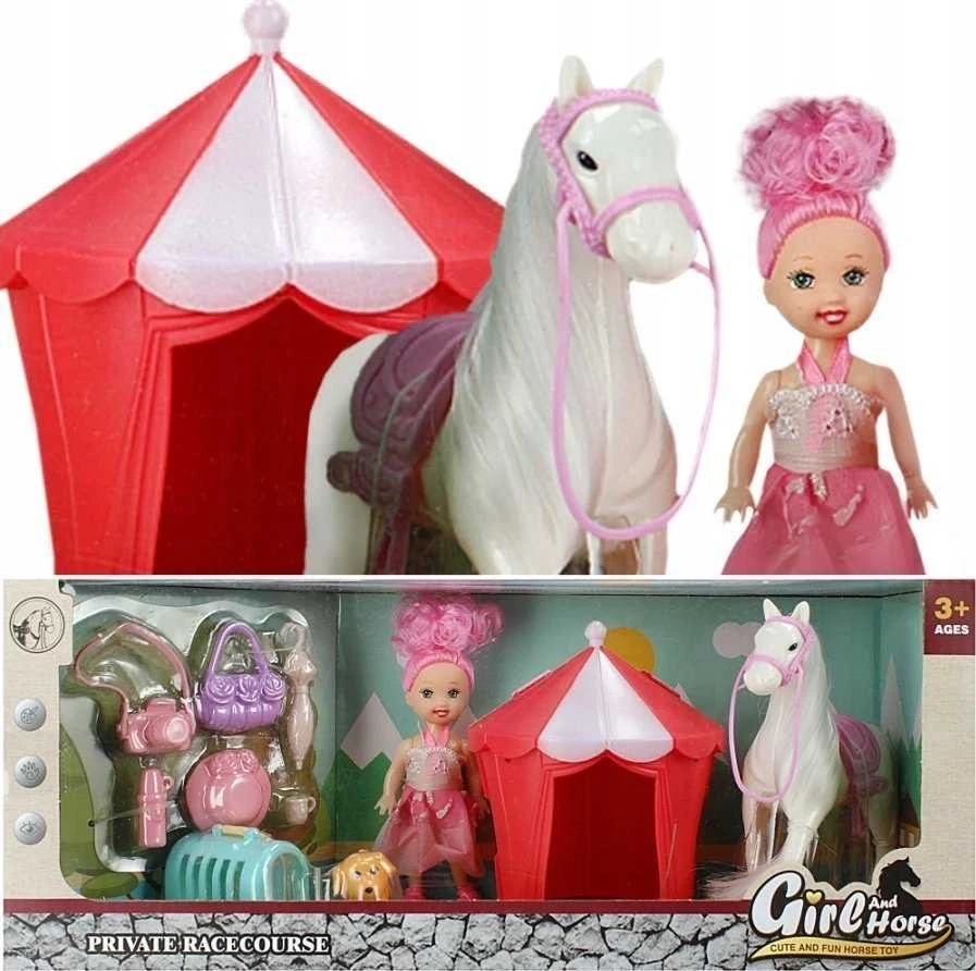 Lėlė 9cm su priedais Konik MEGA CREATIVE 526223