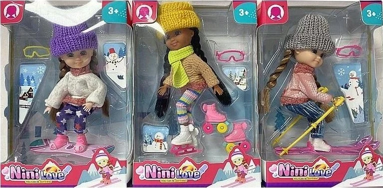 Mega Creative Lėlė 15cm su priedais MIX