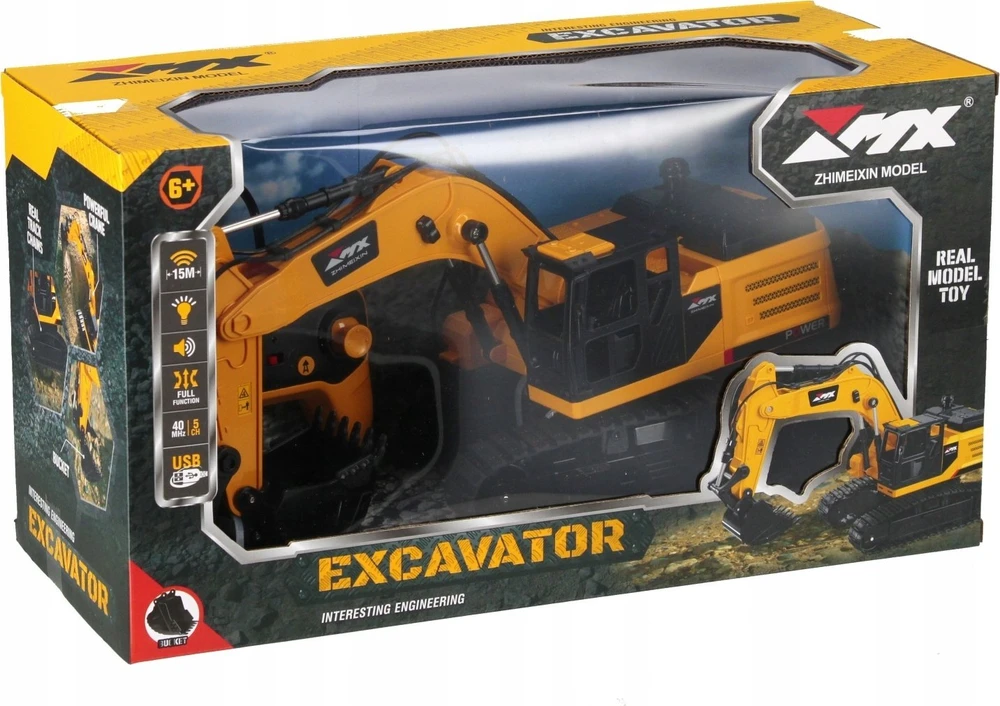Mega Creative MACHINE BUD EKSVATORIUS R/C FF LAD 39X21X17 MC WB 18