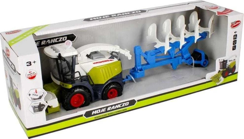 Mega Creative My Ranch Harvester su priekaba 38 cm su šviesomis ir garsais
