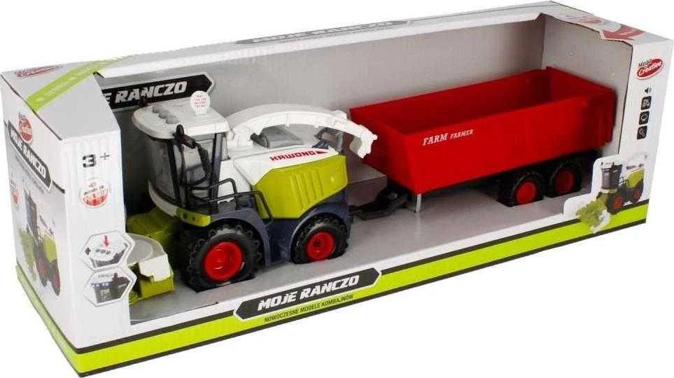 Mega Creative My Ranch Harvester su priekaba 40 cm su šviesomis ir garsais