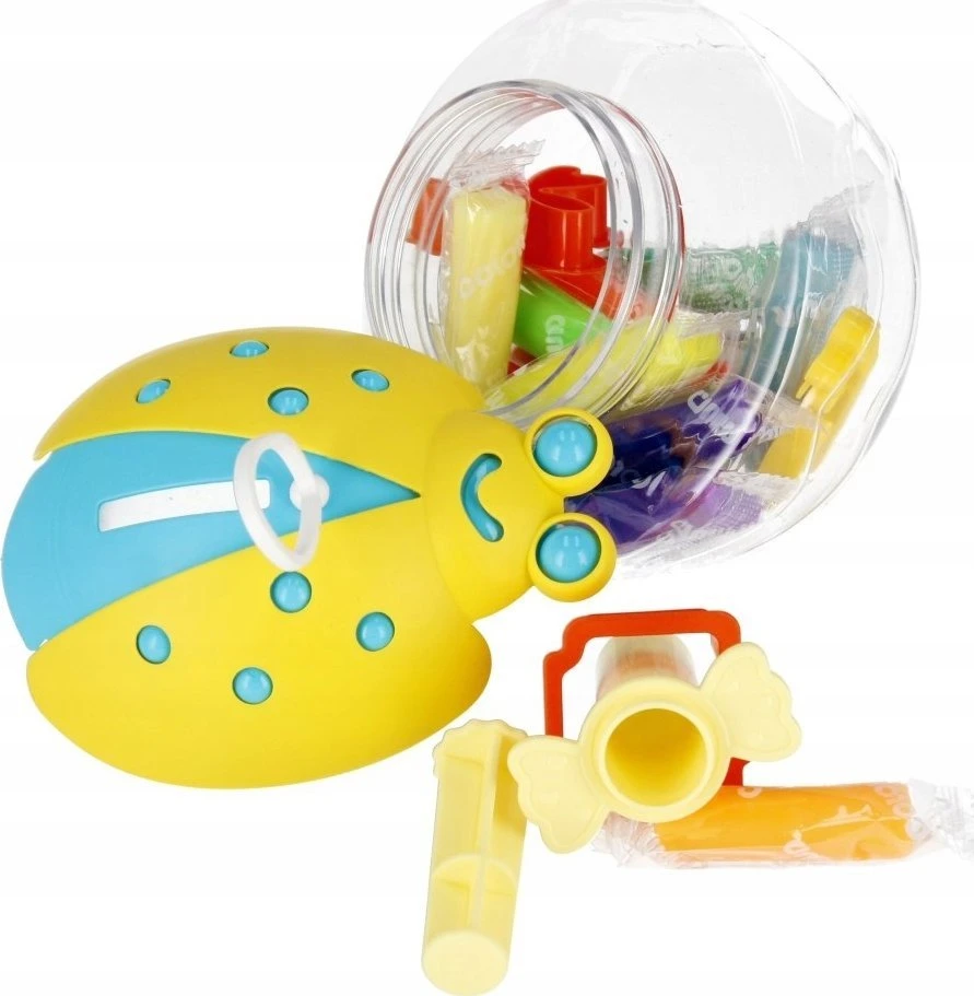 Mega Creative 0115 PLASTIKO PASTA SU PRIEDAIS BIEDRONKA 11CM SPALVOS