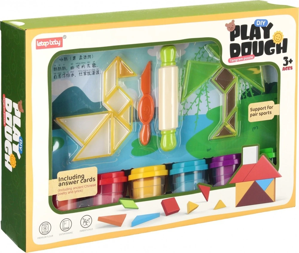Mega Creative MASA PLASTYCZ AKC TANGRAM 35X24X6 MC WB 30