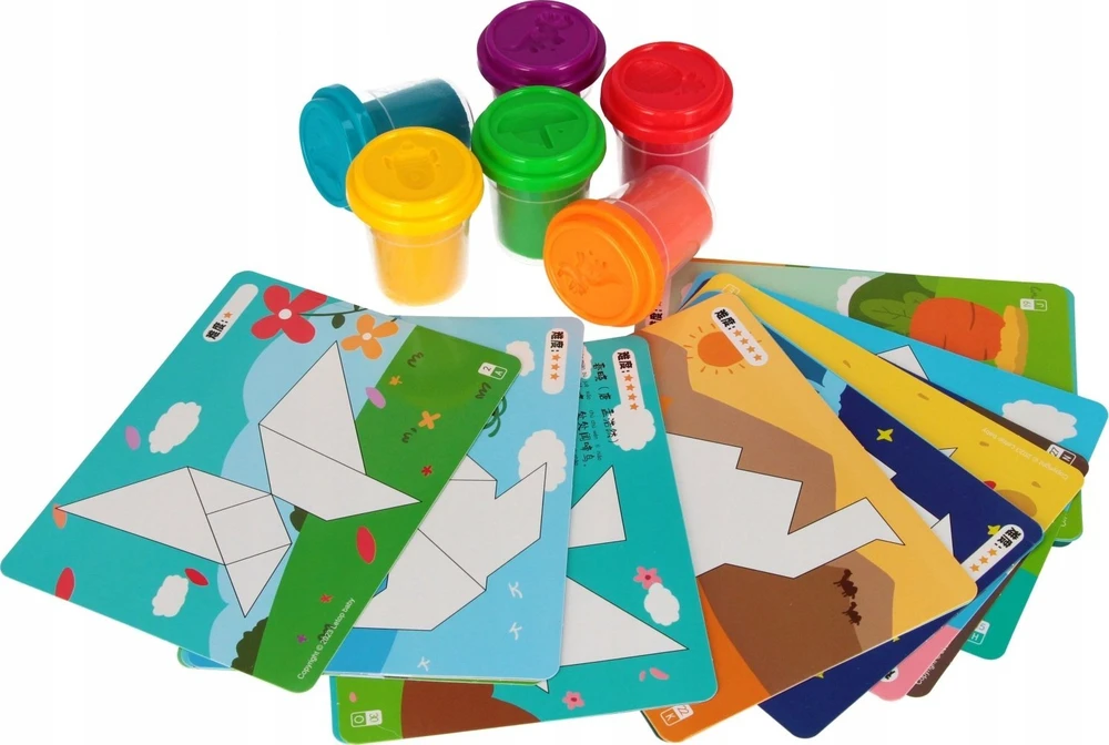 Mega Creative MASA PLASTYCZ AKC TANGRAM 35X24X6 MC WB 30