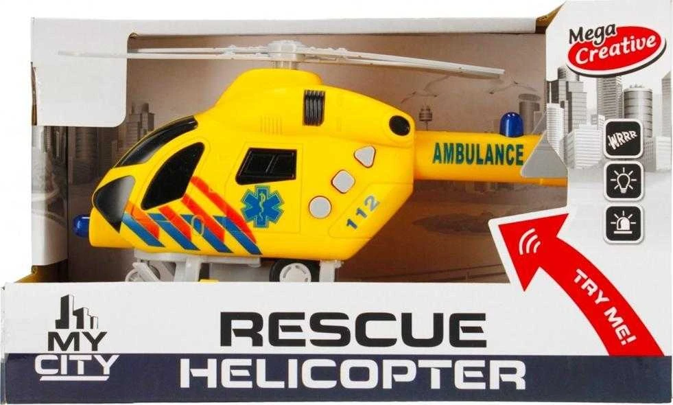Mega Creative HELICOPTER B/O 23X14X10 MC MY CITY WB 36/72