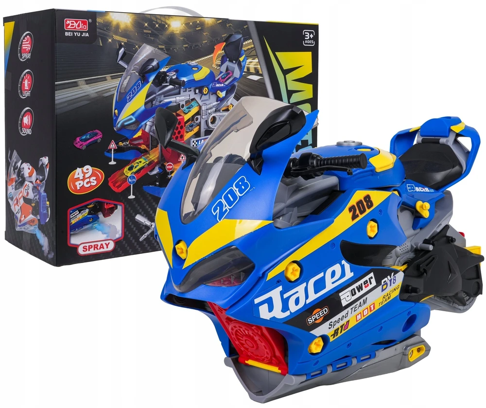 Ramiz Žaislinis MEGA motociklas su dūmų efektu