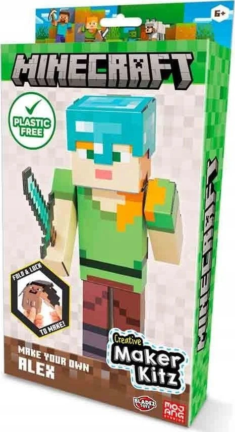 Mega Creative BLADEZ MINECRAFT zbuduj figurkę Alexa MC85804