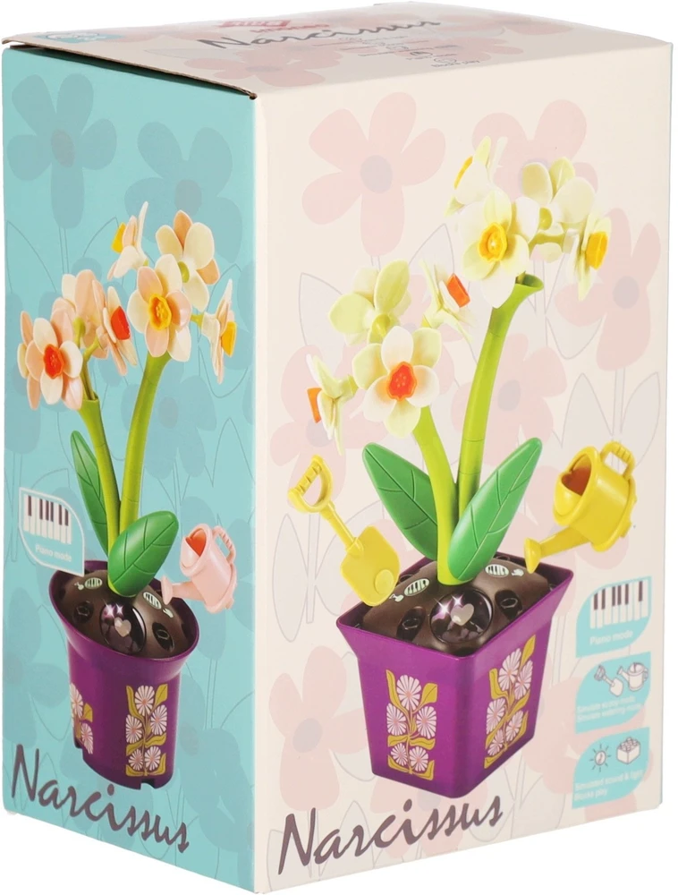 Mega Creative Modulinės kaladėlės gėlė be baterijų 11X16X9 MC dėž. 72 (66034)