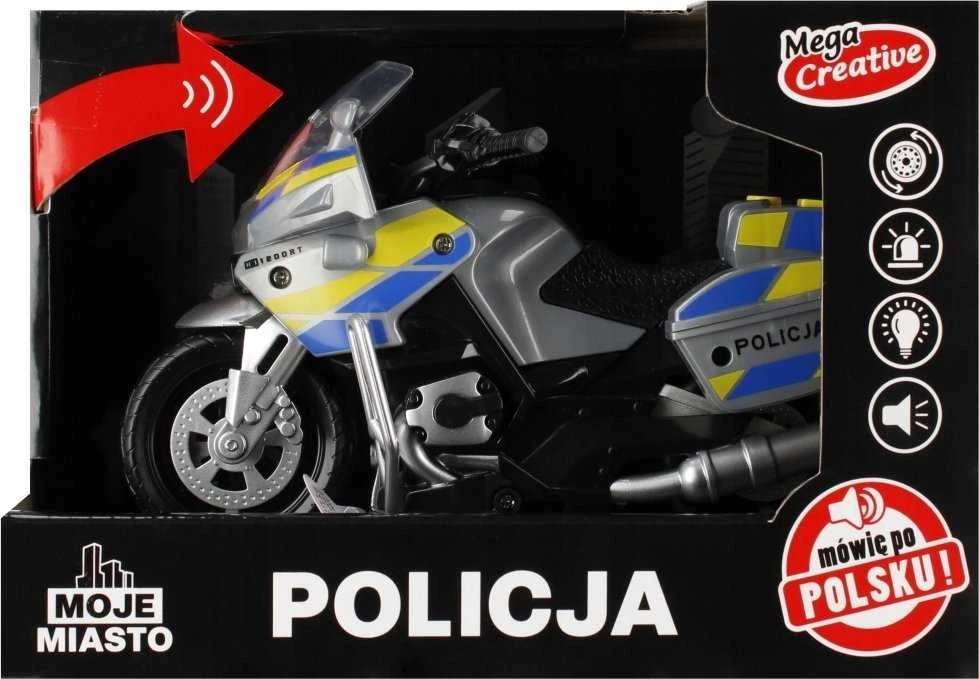 Motociklų policija Moje Miasto MEGA CREATIVE 520415