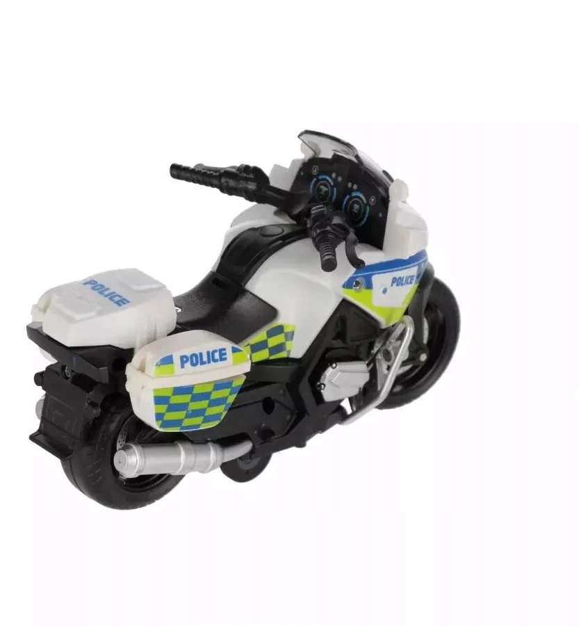 Mega Creative Policijos motociklas DZ/SW P/B 19X13X9 MC WB 36/72