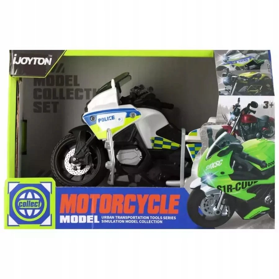 Mega Creative Policijos motociklas DZ/SW P/B 19X13X9 MC WB 36/72