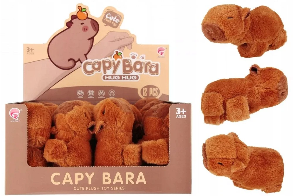 Mega Creative PLIUŠINĖ APYRANKĖ KAPIBARA 17CM MC DISPL 12/120
