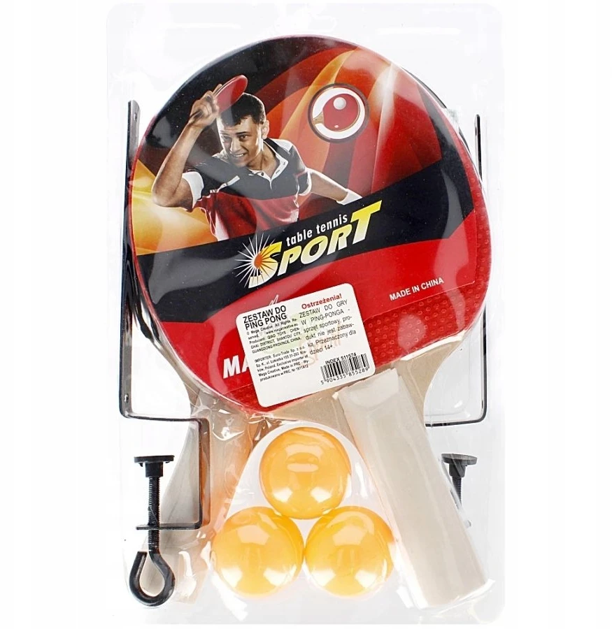 Ping-pong rakečių rinkinys su kamuoliukais MMEGA CREATIVE 511574