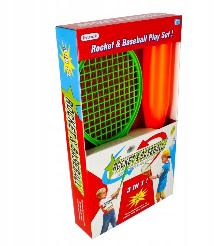 Mega Creative RAKIETKI PLAZOWE/BASEBALL+AKC 25X43X7 MC 24/48