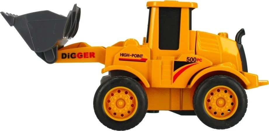Metalo konstrukcijų staklės 15 cm MEGA CREATIVE 482700 buldozeris