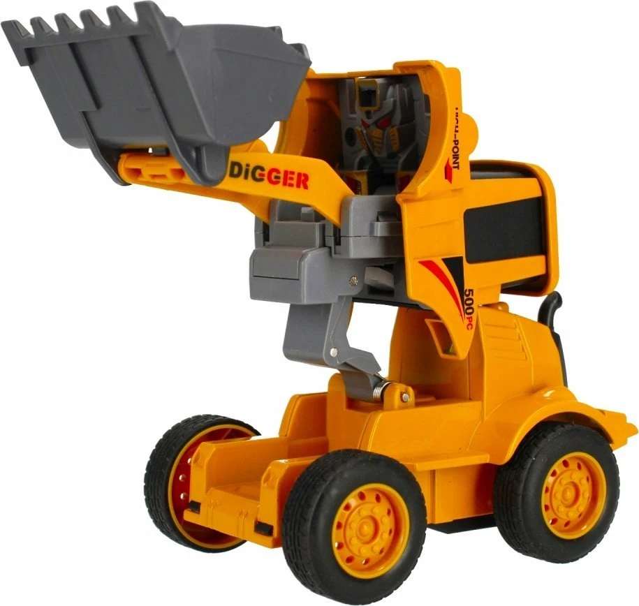 Metalo konstrukcijų staklės 15 cm MEGA CREATIVE 482700 buldozeris