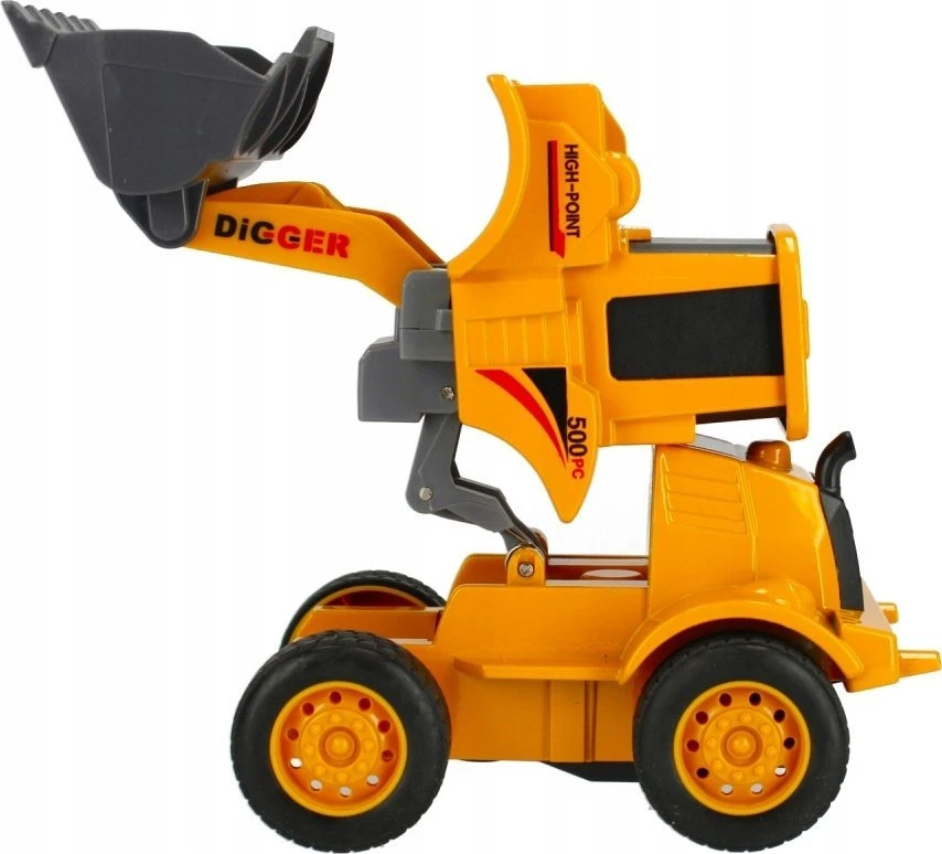 Metalo konstrukcijų staklės 15 cm MEGA CREATIVE 482700 buldozeris
