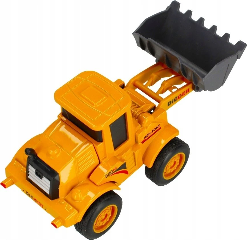 Metalo konstrukcijų staklės 15 cm MEGA CREATIVE 482700 buldozeris