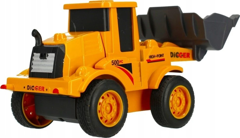 Metalo konstrukcijų staklės 15 cm MEGA CREATIVE 482700 buldozeris