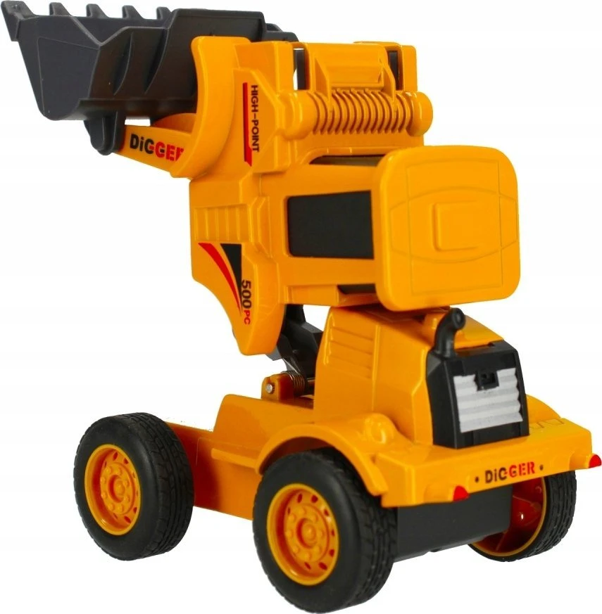Metalo konstrukcijų staklės 15 cm MEGA CREATIVE 482700 buldozeris
