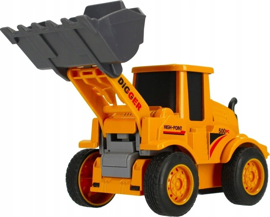Metalo konstrukcijų staklės 15 cm MEGA CREATIVE 482700 buldozeris
