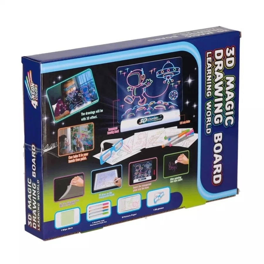 Mega Creative Lenta B/O LED 3D AKC 28X21X4 MC WB 36/72 (YM-23)