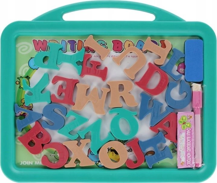 Mega Creative TABLICA MAGNET 2W1 AKC 34X34X3 MIX2 MC FOL 42/84