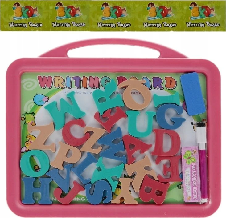 Mega Creative TABLICA MAGNET 2W1 AKC 34X34X3 MIX2 MC FOL 42/84