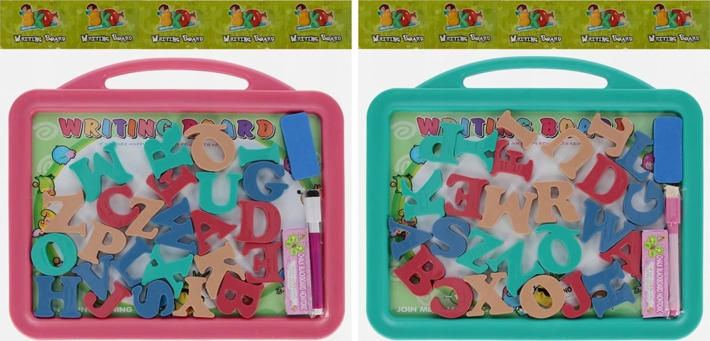 Mega Creative TABLICA MAGNET 2W1 AKC 34X34X3 MIX2 MC FOL 42/84