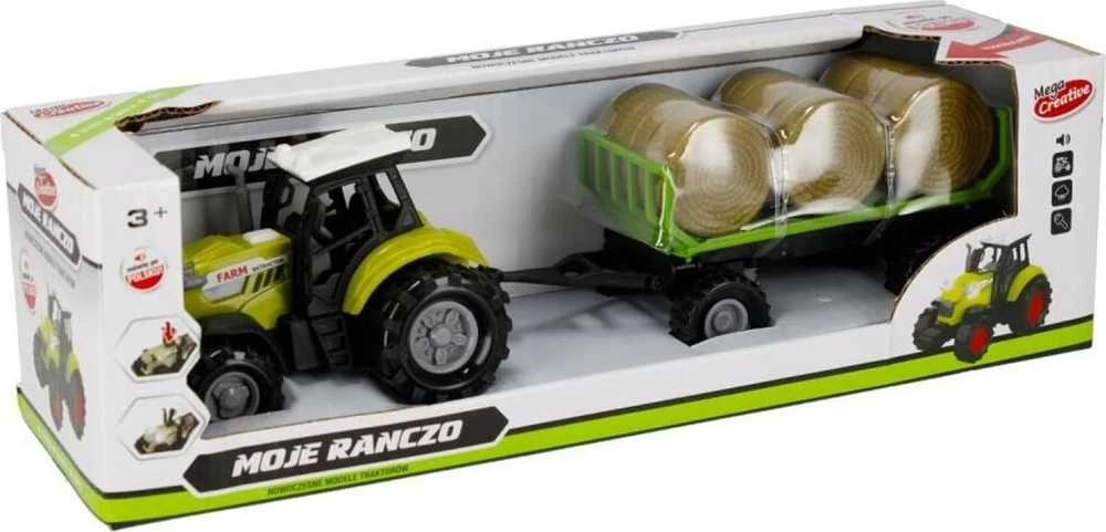 Traktor su priedais Moje Ranczo MEGA CREATIVE 487487
