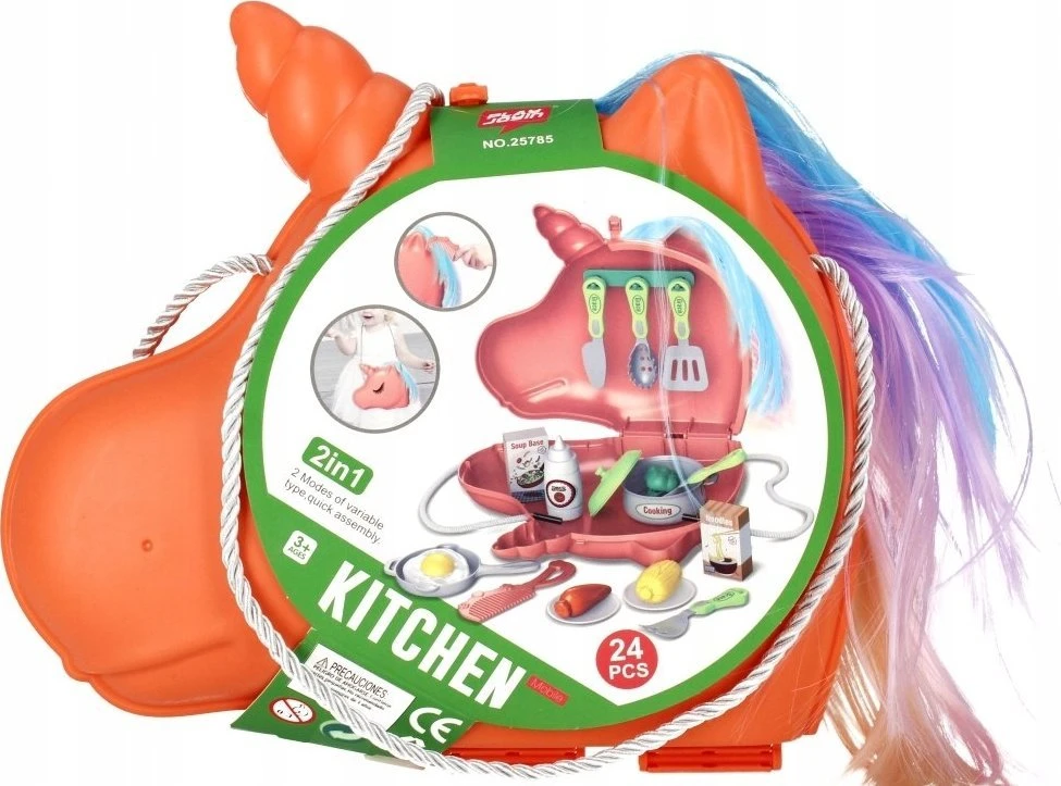 Viryklė su priedais Vienaragis torebka MEGA CREATIVE 523956