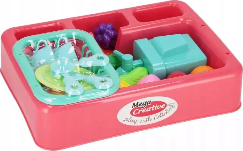 „Mega Creative“ VIRTUVĖS KRAUTUVIŲ RINKINYS SU AKC 35X25X10 NELLA MC ROZ 24
