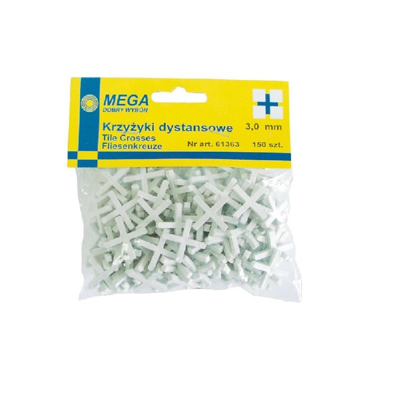 Krzyżyki Plytelių tarpikliai 8.0 mm 50 vnt. mega