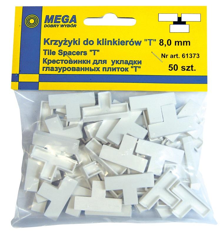 Teowniki Tarpinės juostos 't' tipo 8.0mm 50 vnt. mega