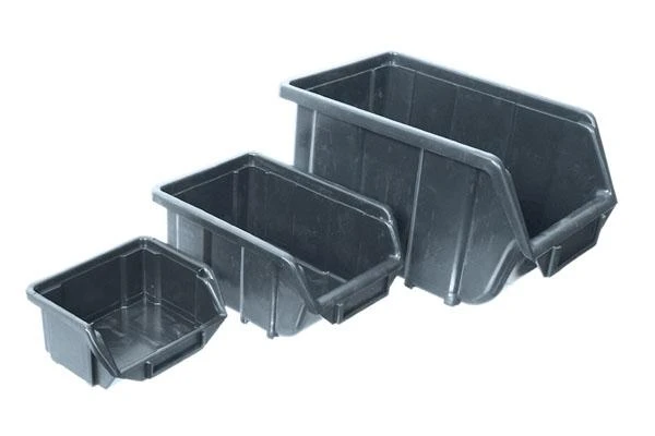 Pojemnik Dėžė Patrol EKO iš PVC | vidutinė, žalia, (25 x 16 x 13 cm)