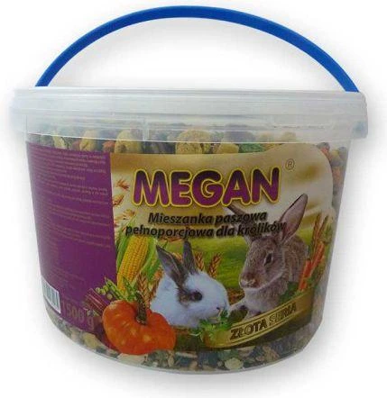 Pašaras triušiams Megan, auksinė serija, 1.5kg