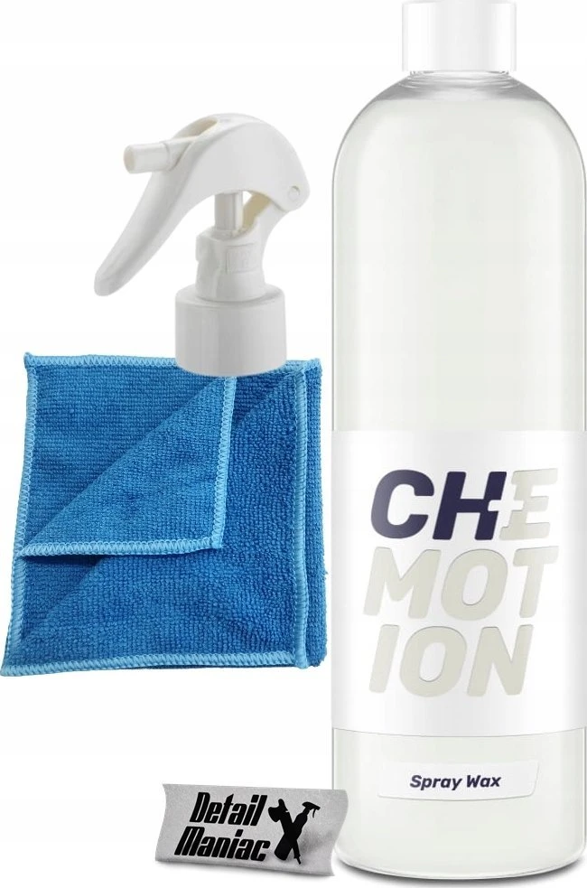 Chemotion purškiamas vaškas su šluoste ir dozatoriumi