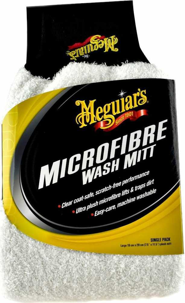 Meguiars Meguiars Microfiber Wash Mitt - Universali automobilių plovimo mikropluošto pirštinė
