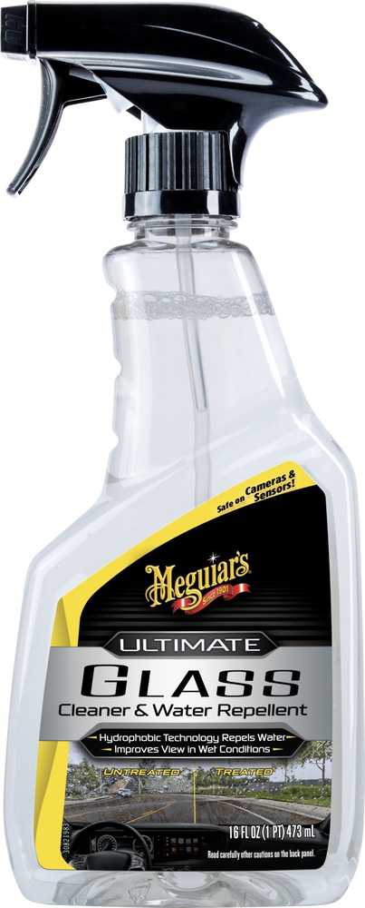 Meguiars Ultimate stiklo valiklis ir vandenį atstumianti priemonė