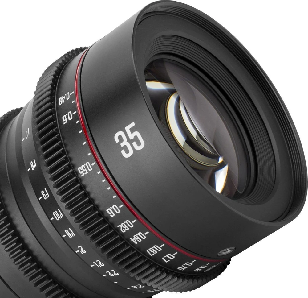 „MeiKe“ vaizdo objektyvas 35 mm f/2.1–22 FF STM, skirtas „CANON EF“ ir EF jungtims / MK-35T21S35-EF