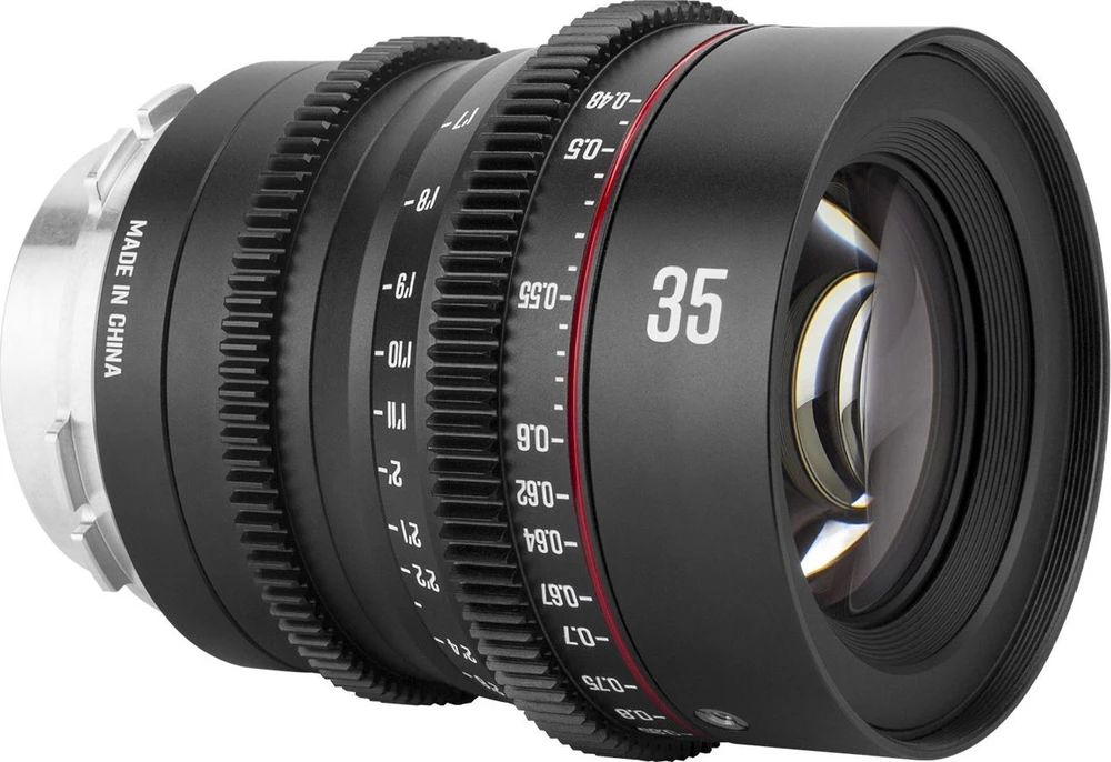 „MeiKe“ vaizdo objektyvas 35 mm f/2.1–22 FF STM, skirtas „CANON EF“ ir EF jungtims / MK-35T21S35-EF